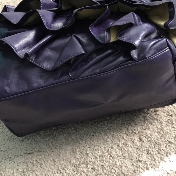 Ruffled Purple Tote - Picture 8 of 8